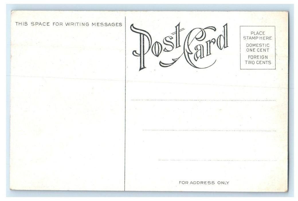 c1910's New Post Office Street View Des Moines Iowa IA Unposted Antique Postcard