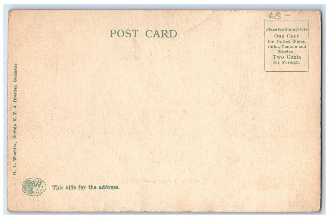 c1905 Twentieth Century Limited Railroad Train Syracuse New York NY Postcard