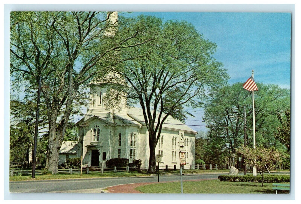 c1940 First Congregational Church Harwich Center Massachusetts MA Postcard