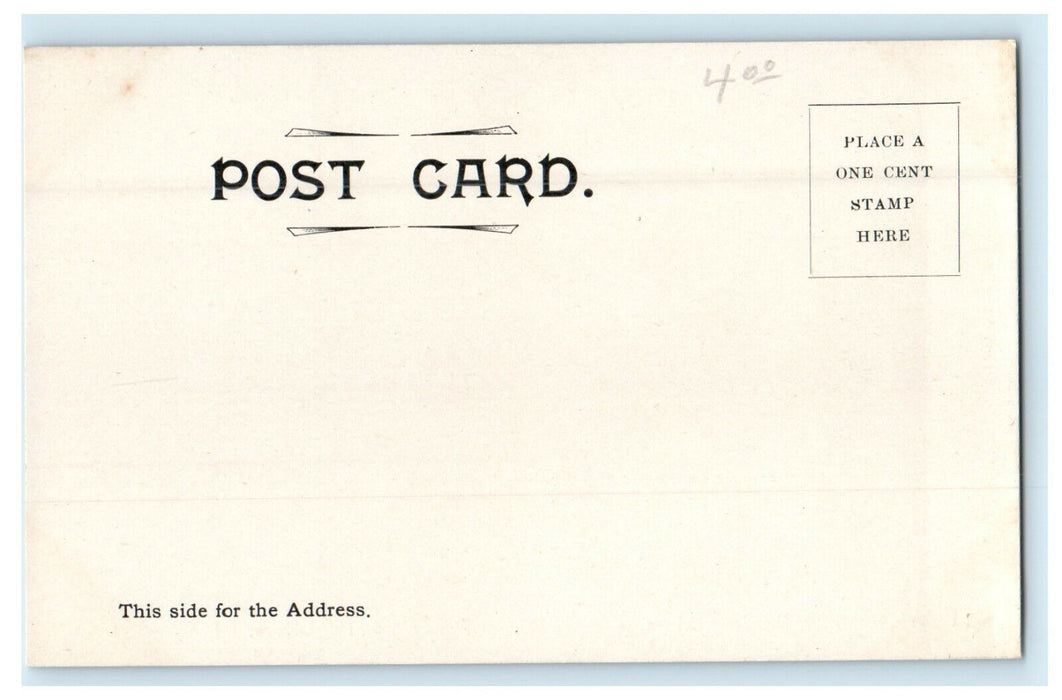c1905s Library Building, Gardner Massachusetts MA Unposted Antique Postcard