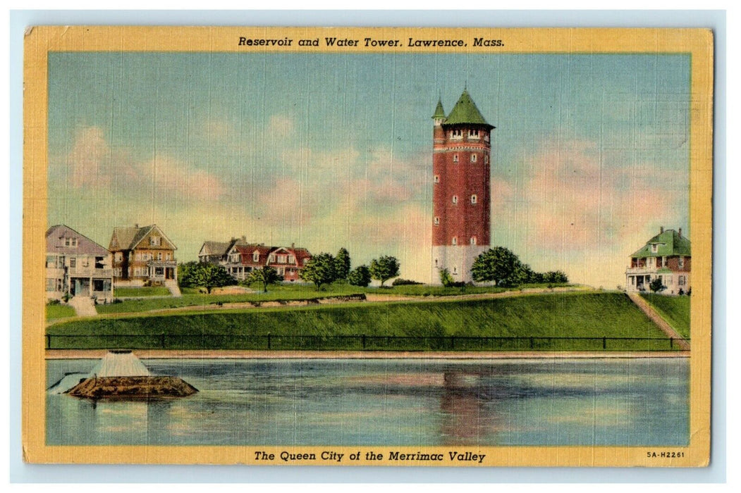 c1953 Queen City of Merrimac Valley, Lawrence, Massachusetts MA Postcard