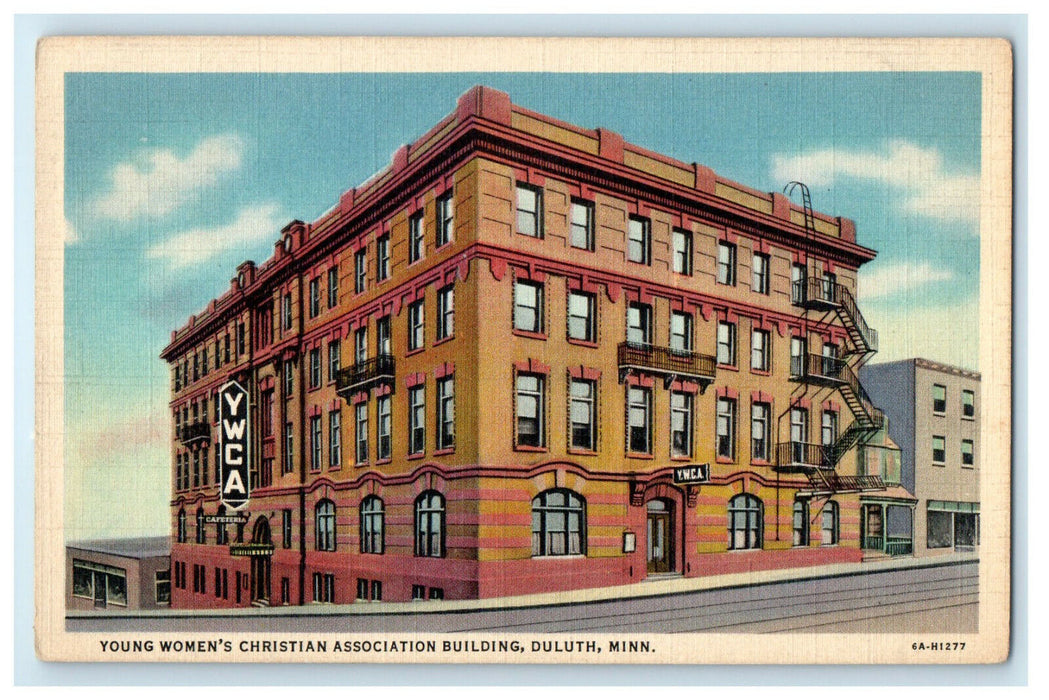 1946 Young Women's Christian Association Building, Duluth Minnesota MN Postcard