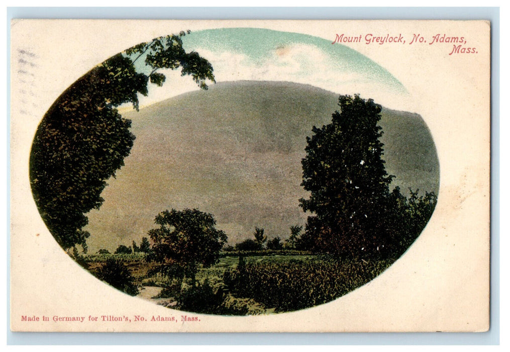 1905 Mount Greylock North Adams, Massachusetts MA Schenectady NY PMC Postcard
