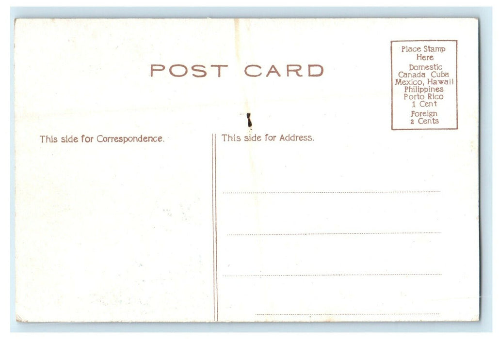 c1910's Bowling Green Bus Horse Carriage New York City NY Antique Postcard