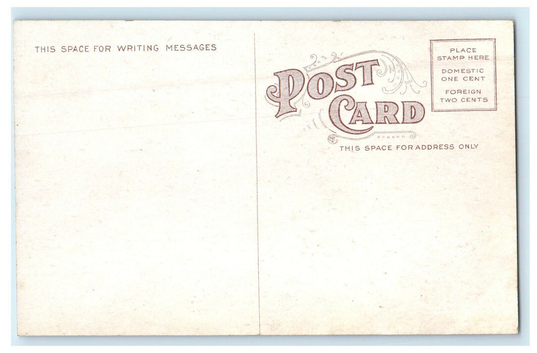 c1920s Federal Court and Post Office Keokuk Iowa IA Antique Unposted Postcard