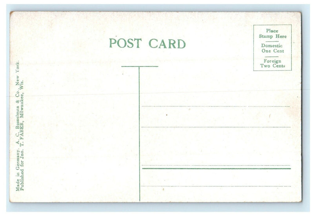 Marshalltown Iowa IA, Government Building Street View Unposted Antique Postcard