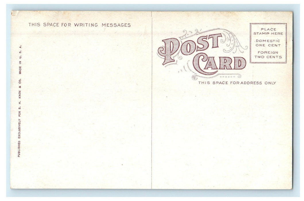 c1910s Union Station, Terre Haute, Indiana IN Unposted Antique Postcard