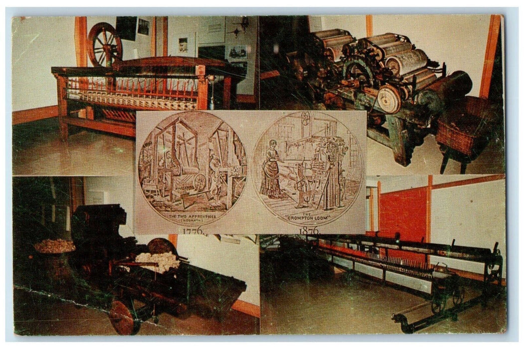 c1950's Merrimack Valley Textile Museum North Andover Massachusetts MA Postcard