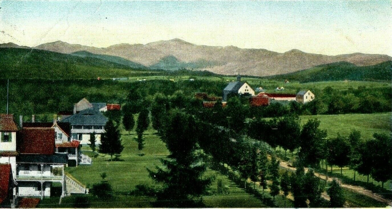 1904 Mount Washington From Bethlehem New Hampshire NH Antique Postcard