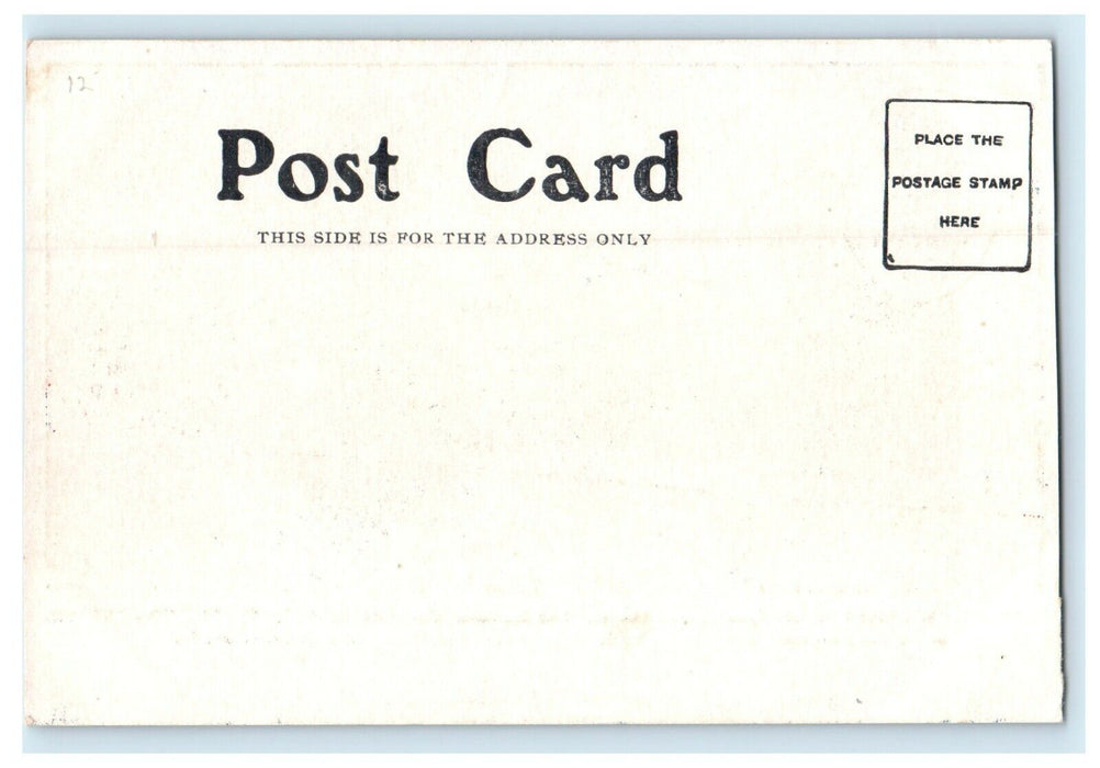 c1905 Flag Standing in The New Wood Mill, Lawrence, Massachusetts MA Postcard