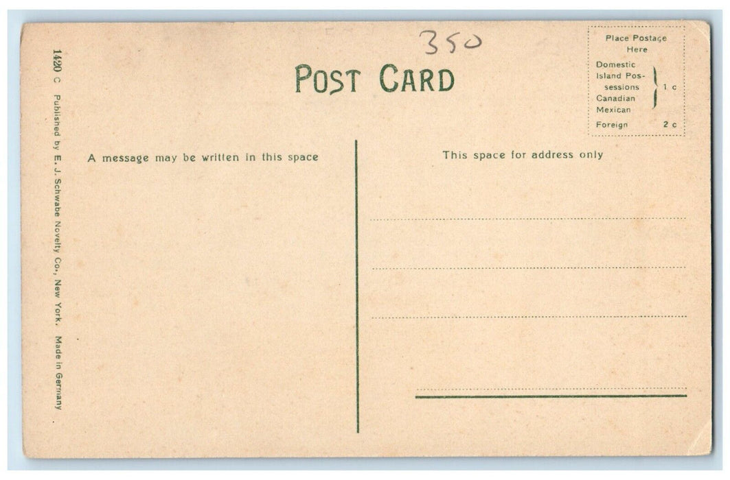 Interior Room In Old Salisbury Manor Stone House Leeds NY, Catskil Mts. Postcard