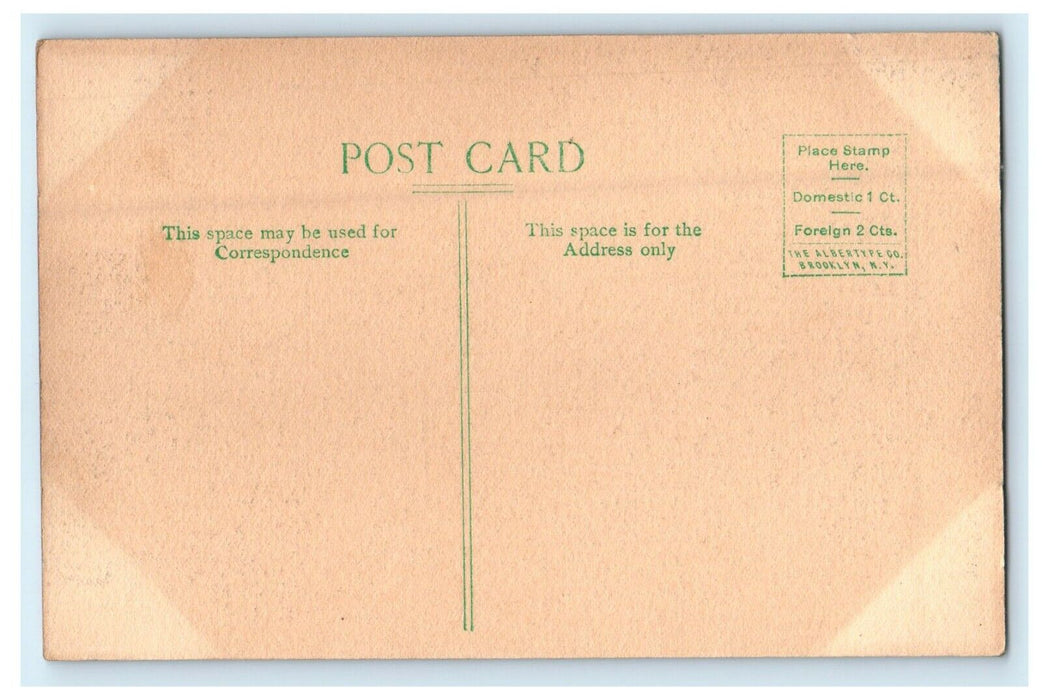 c1910's The Public Library Crawfordville Indiana IN Unposted Antique Postcard
