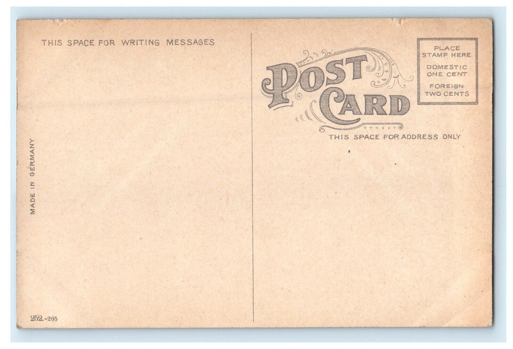 c1910's Post Office Building Street View Ottumwa Iowa IA Antique Postcard