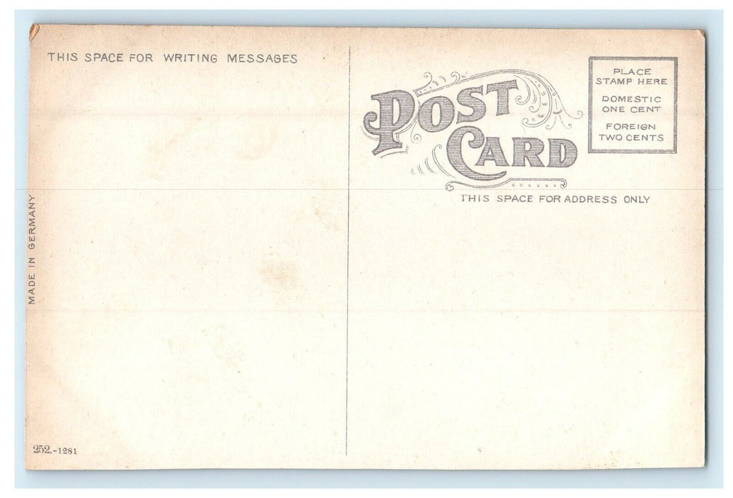 c1910's Post Office Street View Sioux City Iowa IA Unposted Antique Postcard
