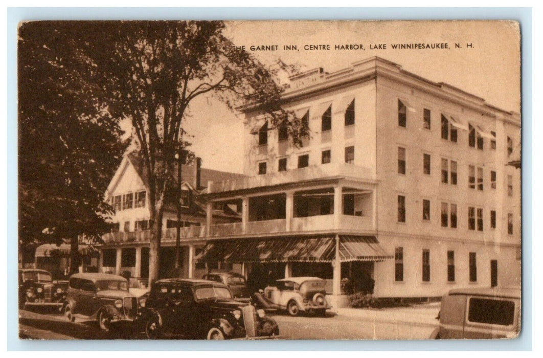 1941 The Garnet Inn Center Harbor Lake Winnipesaukee New Hampshire NH Postcard