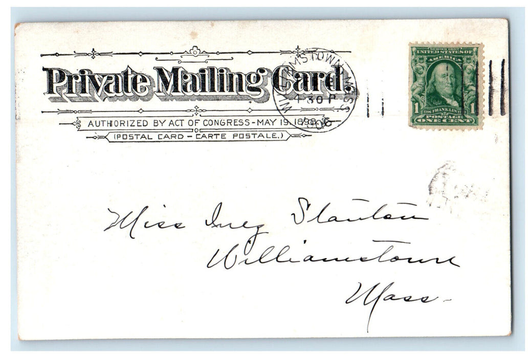 1906 Entrance to Field Park, Williamstown Massachusetts MA PMC Postcard