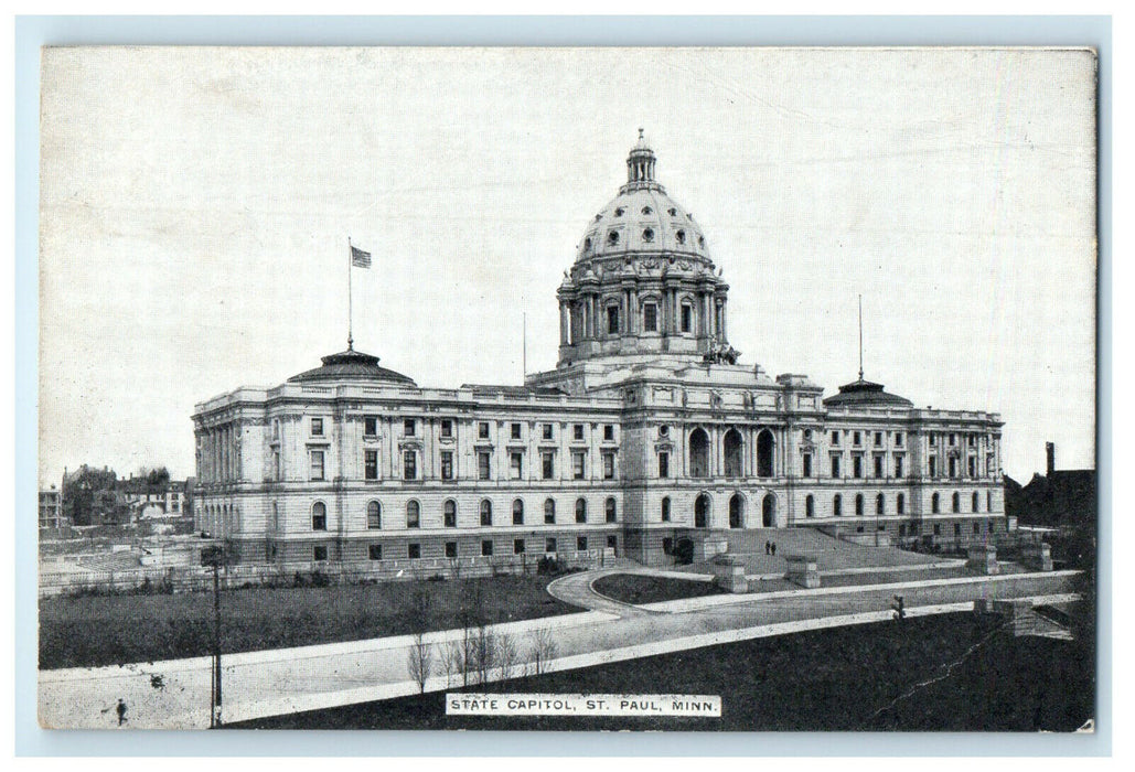 c1910s State Capitol St. Paul Minnesota MN Unposted Antique Postcard