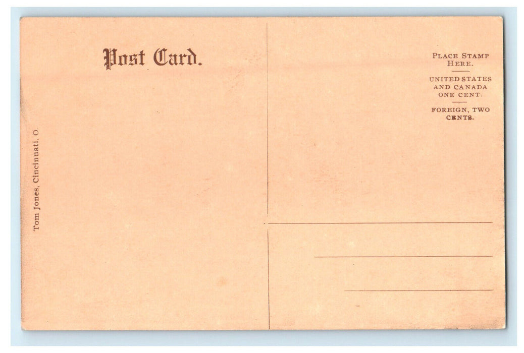 c1910s Knox Court House, Galesburg, Illinois IL Antique Unposted Postcard