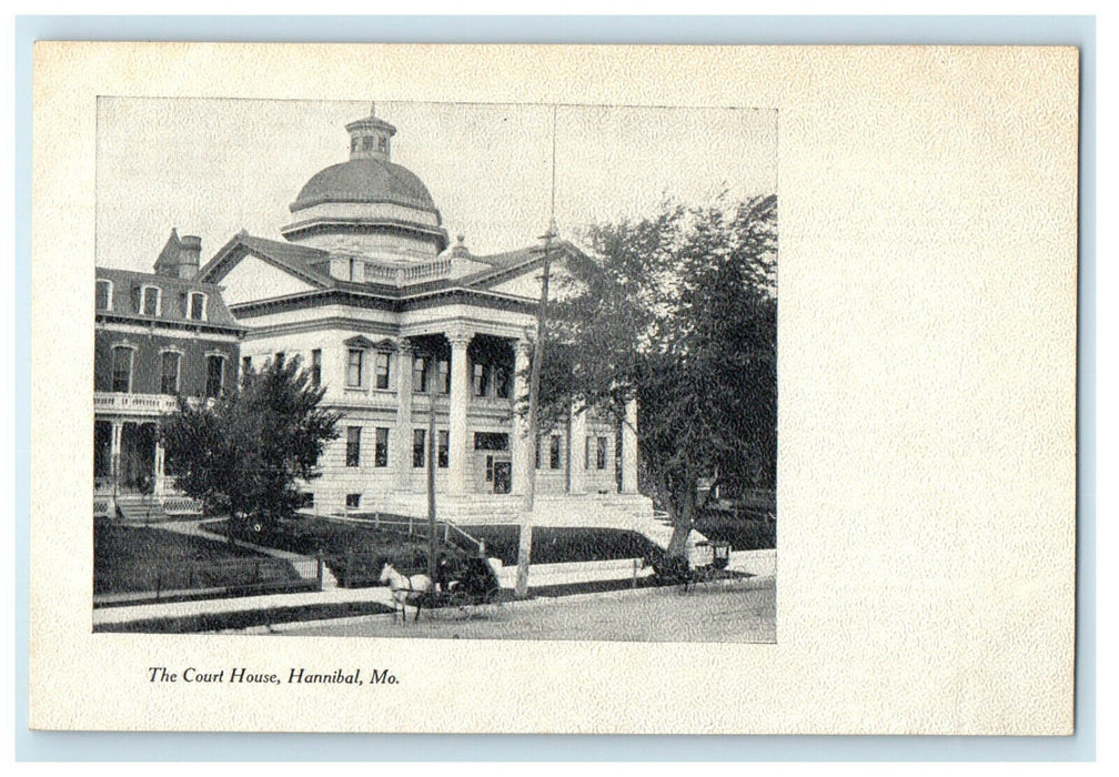 c1910s The Court House, Hannibal Missouri MO Unposted Antique Postcard