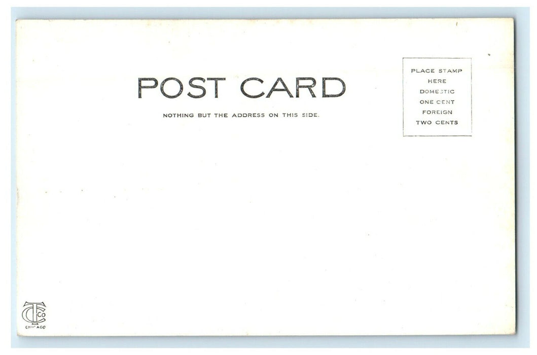 c1905 Post Office Scene Street Monmouth Illinois IL Unposted Antique Postcard