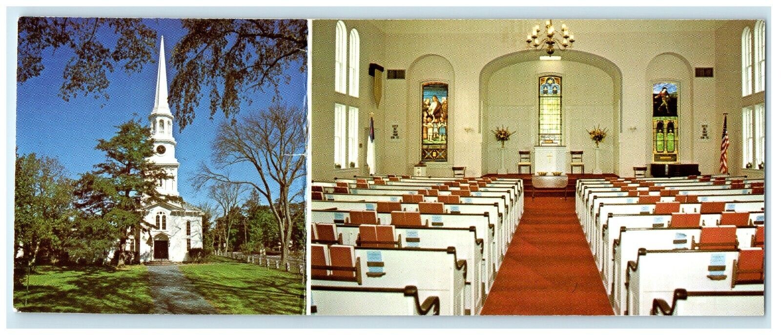 c1950 First Congregational Church, Harwich Massachusetts MA Postcard