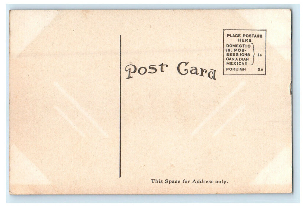c1910s Court House, Rensselaer, Iowa IA Unposted Antique Postcard