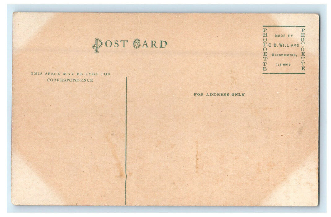 c1910s Court House, Delphi, Iowa IA Unposted Antique Postcard