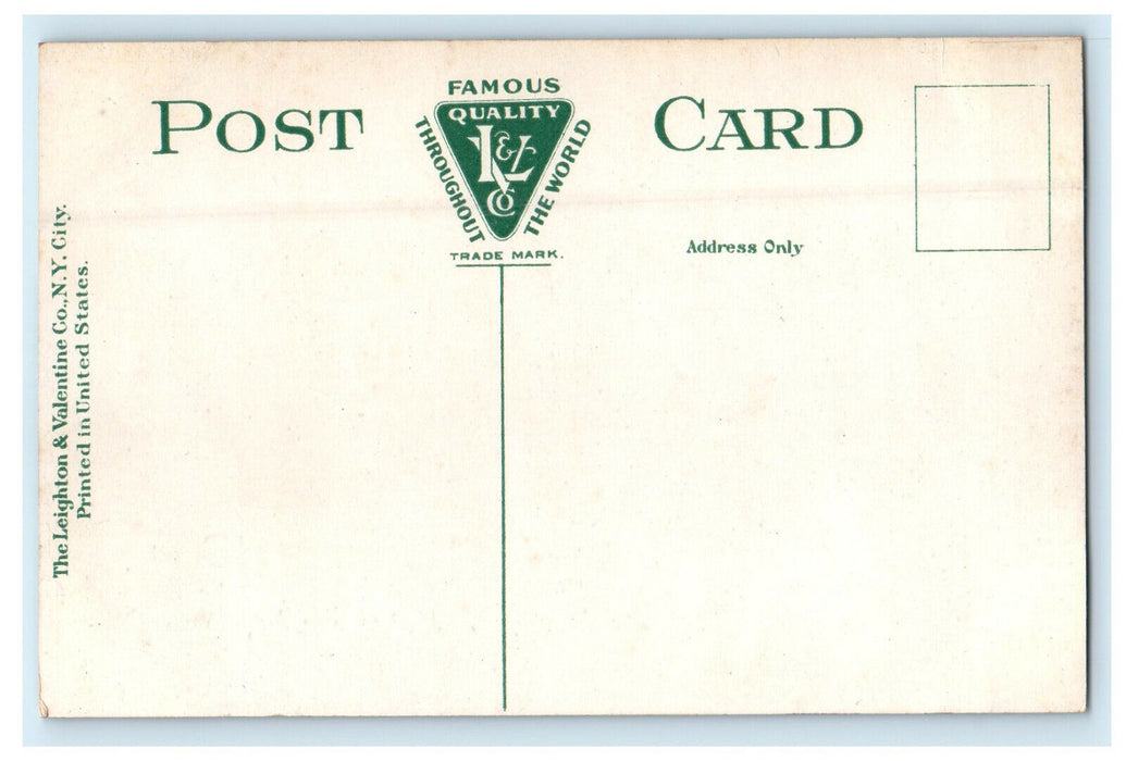 c1910 Public Library Kewanee Illinois IL Antique Unposted Postcard