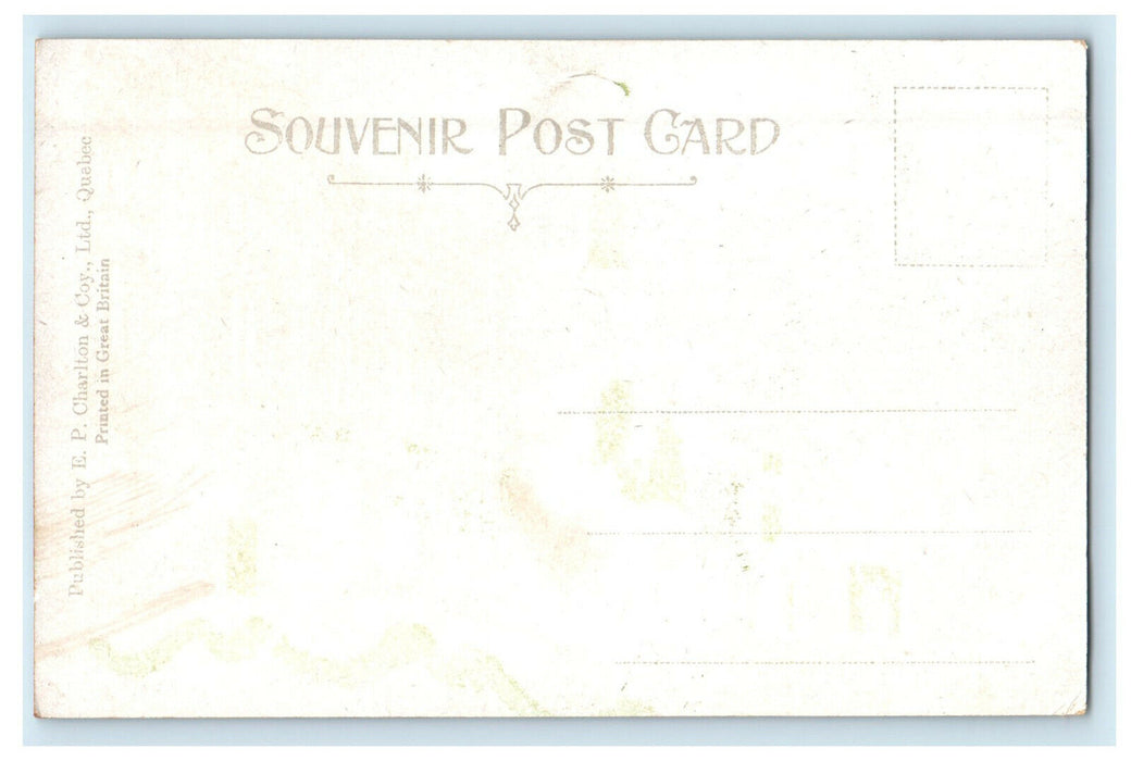 c1905s Laval Monument Quebec Canada CA Unposted EP Charlton & Coy LTD Postcard