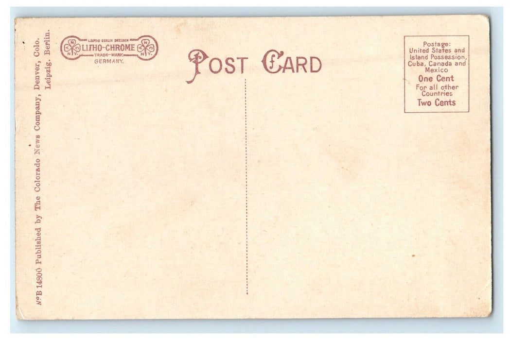 c1910's Pillars Of Hercules Cheyenne Canon Colorado CO Postcard