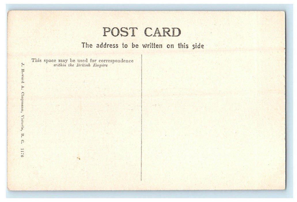c1910 First Crossing of the Kicking Horse BC Canada CA Foreign Postcard