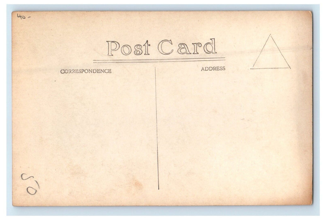 USS Pittsburgh Whaleboat Returning From USS McFarland RPPC Photo Postcard