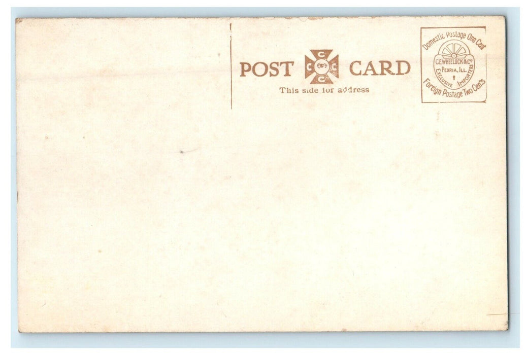c1910's Clarion Iowa IA, Morgan Events Library Unposted Antique Postcard
