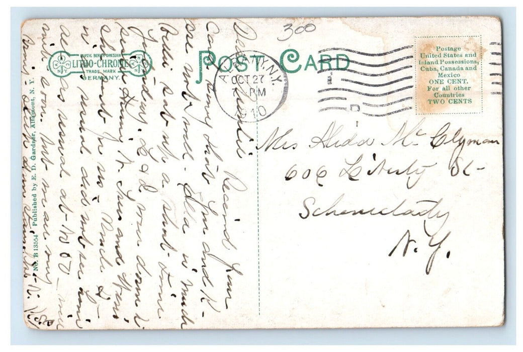 1910 Cliffs Indian Ladder Region Of Helderbergs Meadowdale New York NY Postcard