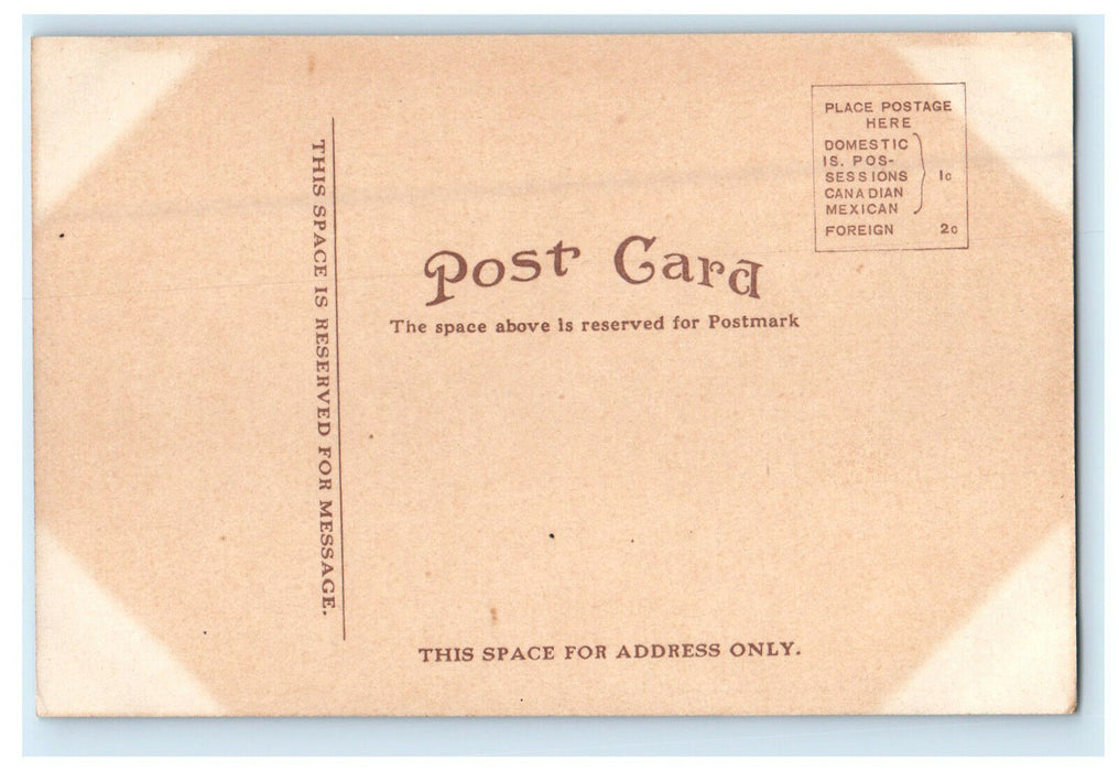 c1910s Court House, Spirit Lake, Iowa IA Antique Unposted Postcard
