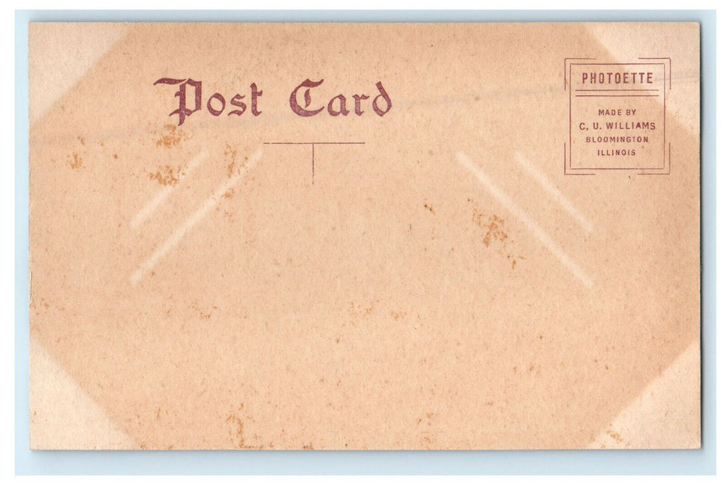 c1910s Illinois Central Ry Independence Iowa IA Unposted Photoette Postcard