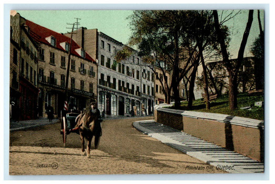 c1910s Mountain Hill Quebec Canada CA Unposted Foreign V & Sons Postcard
