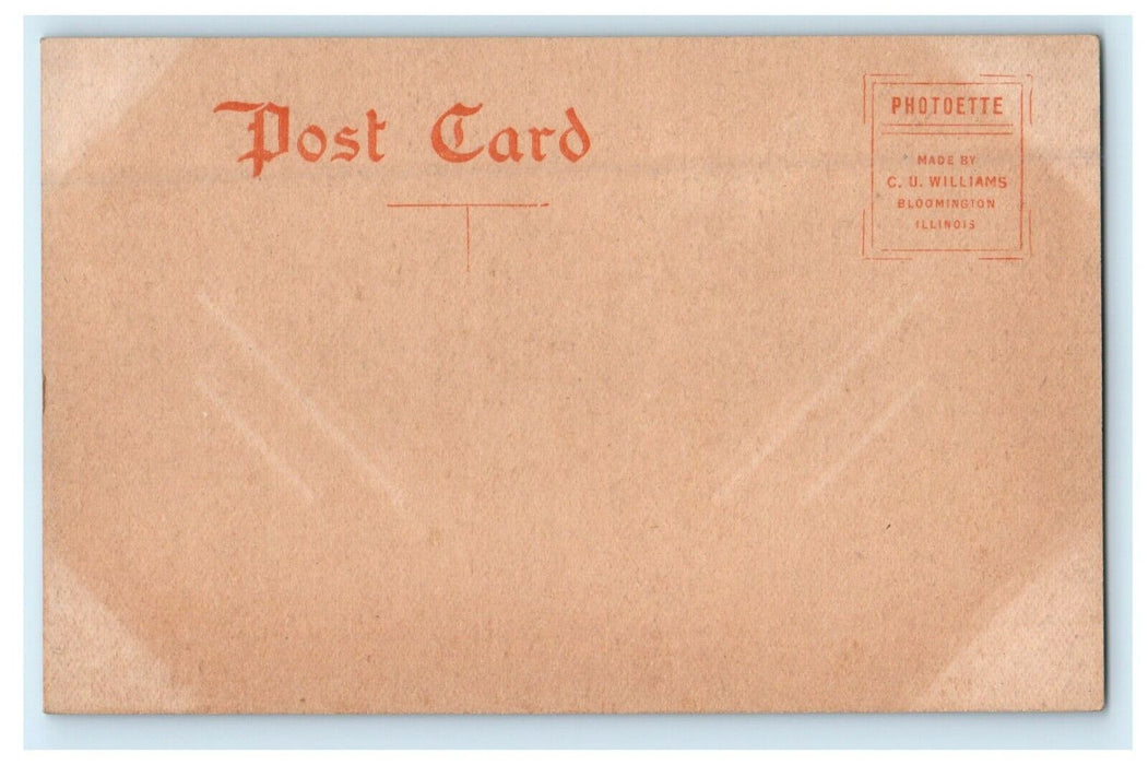 c1910's Post Office Street View Atlantic Iowa IA Unposted Antique Postcard