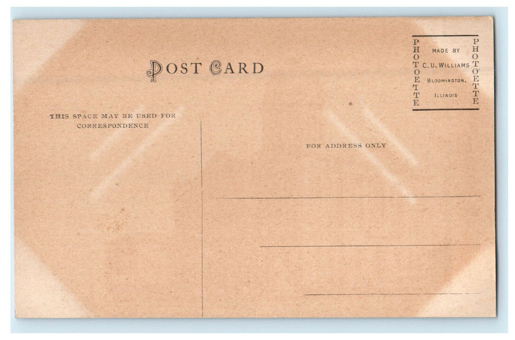 c1910s Moultrie County Court House, Sullivan, Illinois IL Unposted Postcard