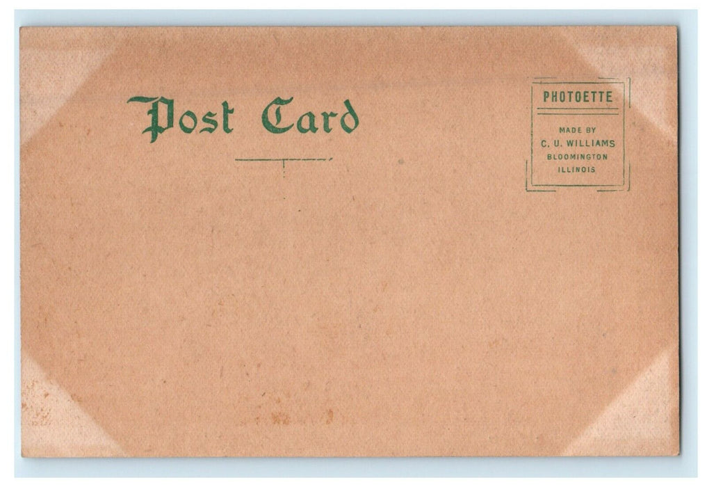 c1910's The Library Building At Frankfort Indiana IN Unposted Antique Postcard