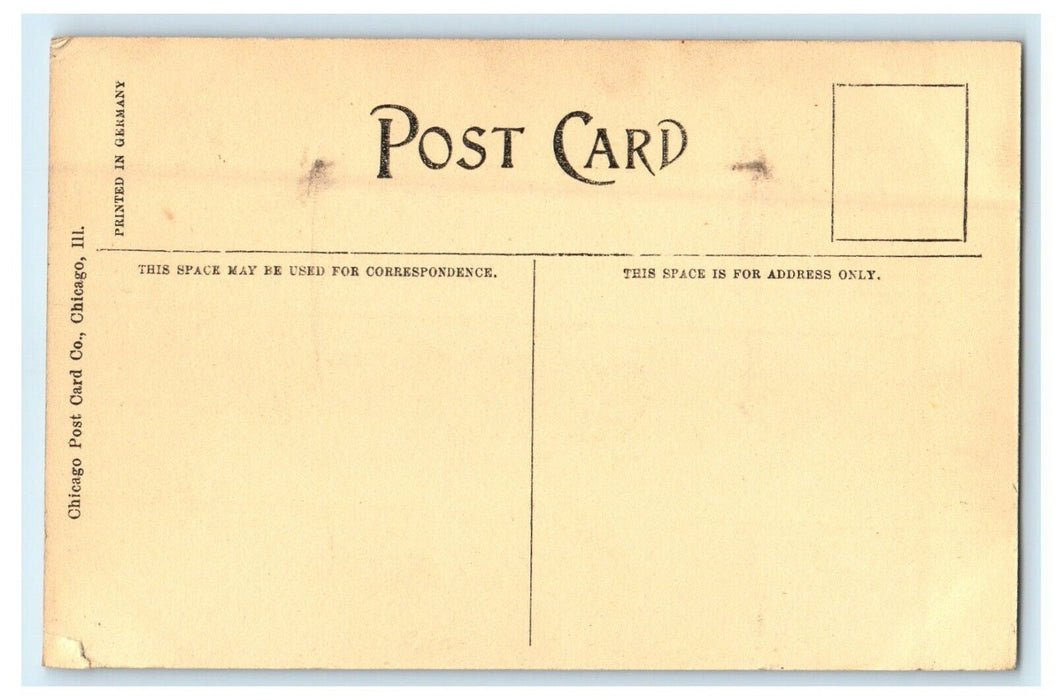 c1910's Y.M.C.A Building Street View Rock Island Illinois IL Antique Postcard