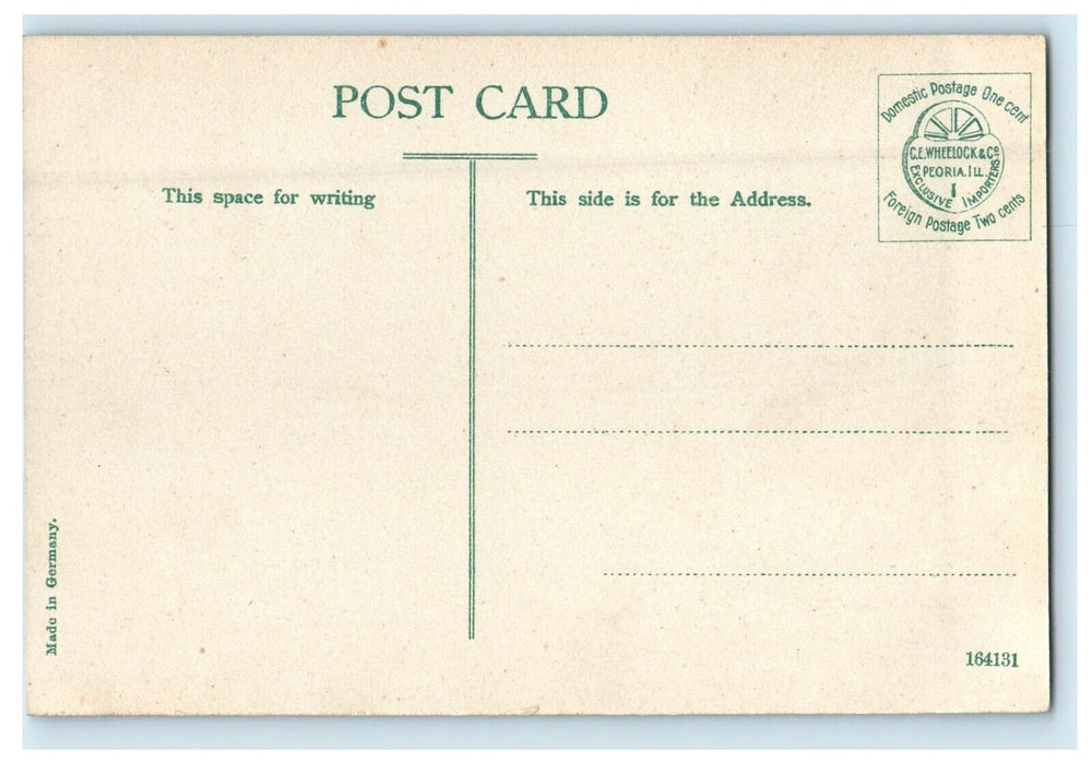 c1910's The Carnegie Library View Vinton Iowa IA Unposted Antique Postcard