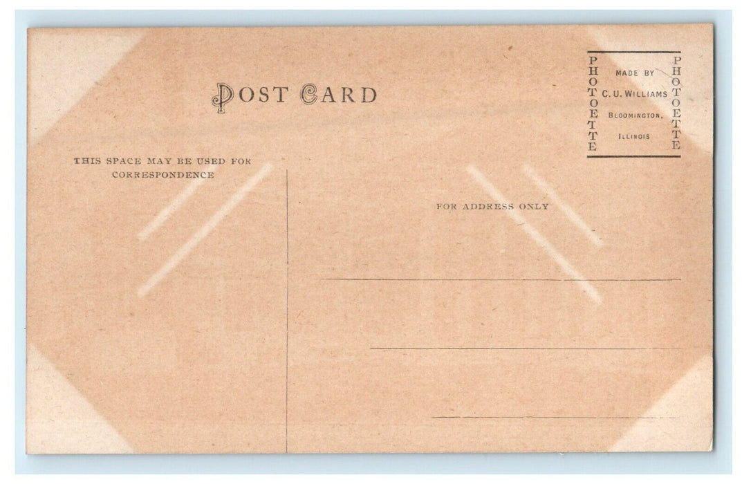 c1910's Library Parson's College Fairfield Iowa IA Unposted Antique Postcard