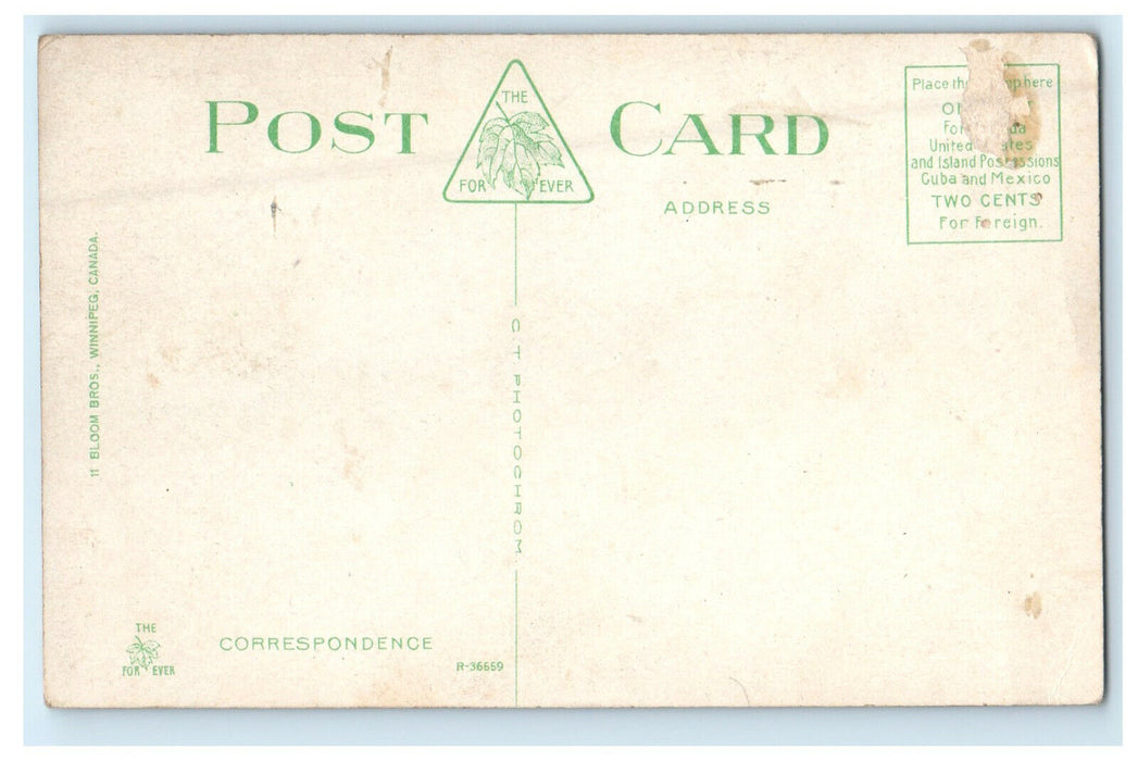 c1910s Grain Exchange Winnipeg Manitoba Canada Foreign Postcard