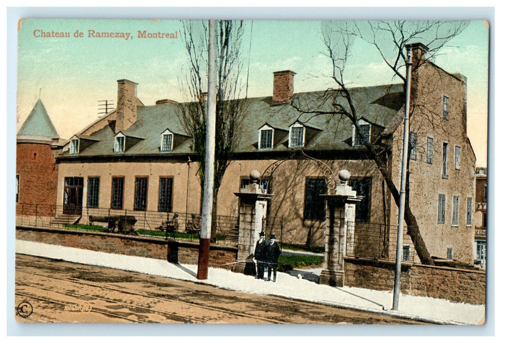 c1910 Chateau De Ramezay Montreal Canada CA Foreign Souvenir Postcard
