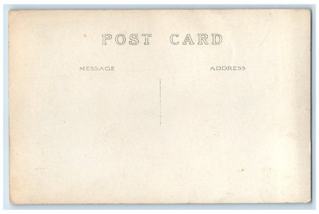 c1920's High School Building View Ludington Michigan MI RPPC Photo Postcard