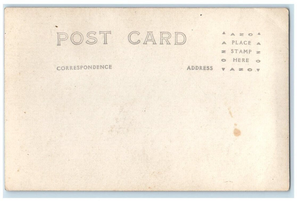 c1910's Central High School Building View Manistee MI RPPC Photo Postcard