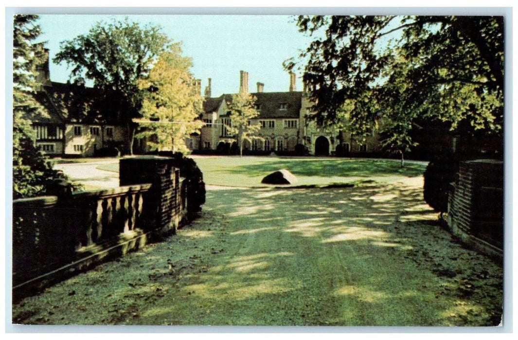 1982 Magnificent Meadow Brook Hall Oakland University Rochester MI Postcard