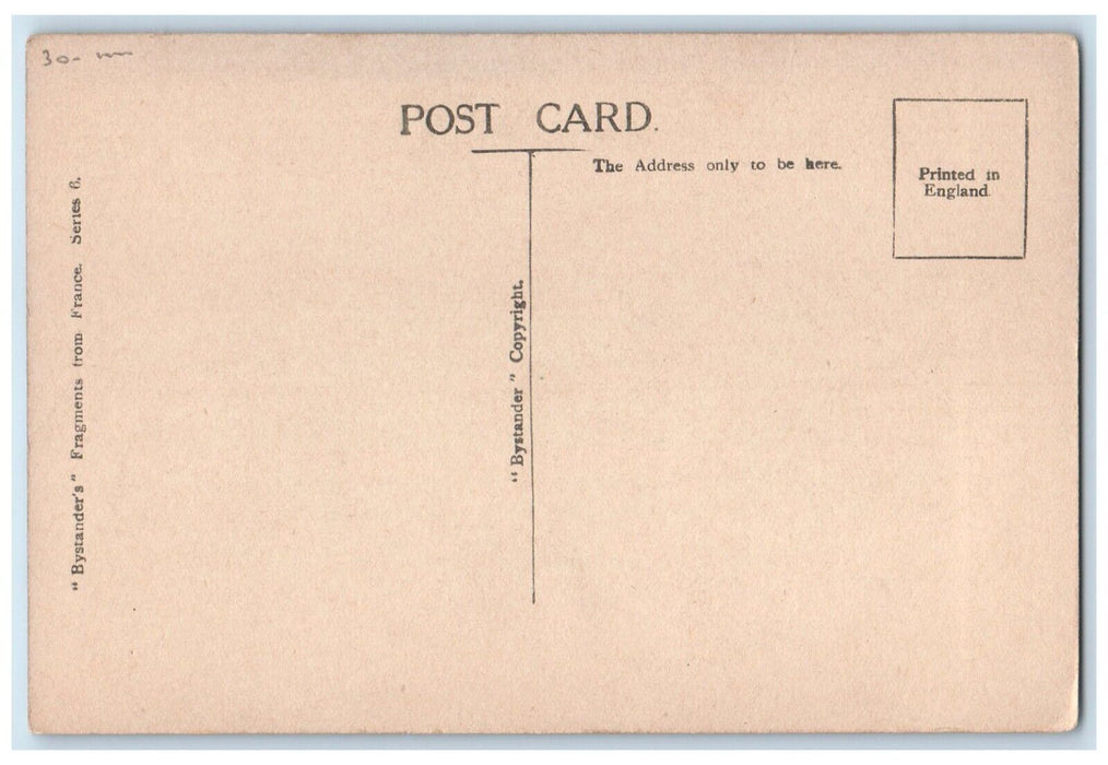c1910's The Same Old Moon WWI Military Humor Bruce Bains Father Antique Postcard