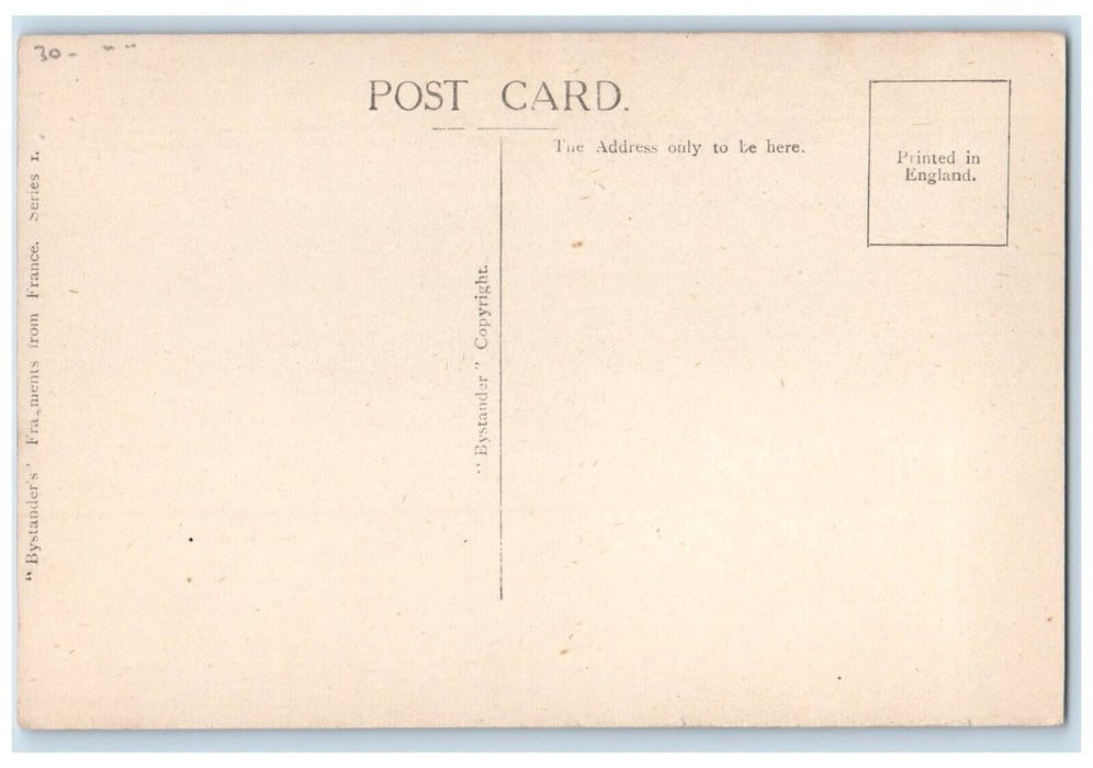The Things That Matter Military Telephone WWI Humor Bruce Bains Father Postcard